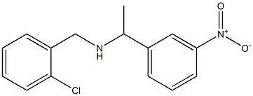 [(2-chlorophenyl)methyl][1-(3-nitrophenyl)ethyl]amine Struktur