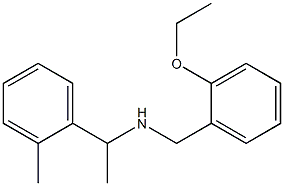 [(2-ethoxyphenyl)methyl][1-(2-methylphenyl)ethyl]amine Struktur