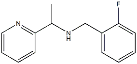 [(2-fluorophenyl)methyl][1-(pyridin-2-yl)ethyl]amine Struktur