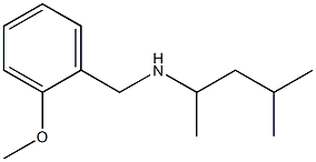 [(2-methoxyphenyl)methyl](4-methylpentan-2-yl)amine Struktur