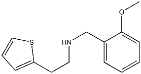 [(2-methoxyphenyl)methyl][2-(thiophen-2-yl)ethyl]amine Struktur