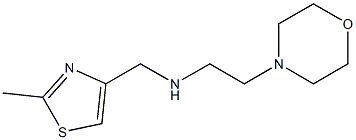 [(2-methyl-1,3-thiazol-4-yl)methyl][2-(morpholin-4-yl)ethyl]amine Struktur