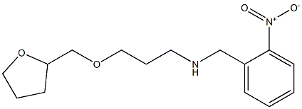 [(2-nitrophenyl)methyl][3-(oxolan-2-ylmethoxy)propyl]amine Struktur