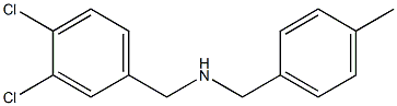 [(3,4-dichlorophenyl)methyl][(4-methylphenyl)methyl]amine Struktur