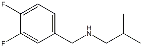 [(3,4-difluorophenyl)methyl](2-methylpropyl)amine Struktur