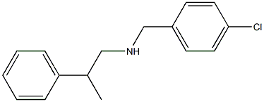 [(4-chlorophenyl)methyl](2-phenylpropyl)amine Struktur