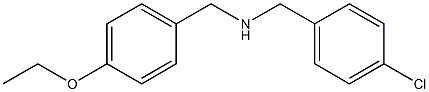 [(4-chlorophenyl)methyl][(4-ethoxyphenyl)methyl]amine Struktur