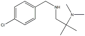 [(4-chlorophenyl)methyl][2-(dimethylamino)-2-methylpropyl]amine Struktur