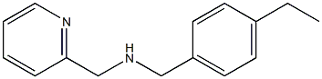 [(4-ethylphenyl)methyl](pyridin-2-ylmethyl)amine Struktur