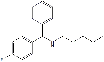 [(4-fluorophenyl)(phenyl)methyl](pentyl)amine Struktur