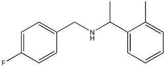 [(4-fluorophenyl)methyl][1-(2-methylphenyl)ethyl]amine Struktur