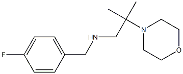 [(4-fluorophenyl)methyl][2-methyl-2-(morpholin-4-yl)propyl]amine Struktur