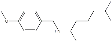 [(4-methoxyphenyl)methyl](6-methylheptan-2-yl)amine Struktur