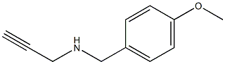 [(4-methoxyphenyl)methyl](prop-2-yn-1-yl)amine Struktur