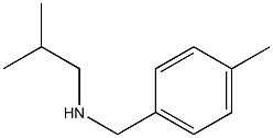 [(4-methylphenyl)methyl](2-methylpropyl)amine Struktur