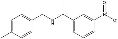 [(4-methylphenyl)methyl][1-(3-nitrophenyl)ethyl]amine Struktur