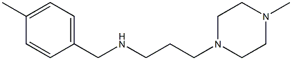 [(4-methylphenyl)methyl][3-(4-methylpiperazin-1-yl)propyl]amine Struktur