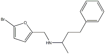 [(5-bromofuran-2-yl)methyl](4-phenylbutan-2-yl)amine Struktur