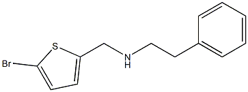 [(5-bromothiophen-2-yl)methyl](2-phenylethyl)amine Struktur