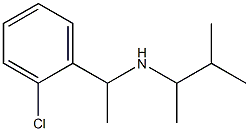 [1-(2-chlorophenyl)ethyl](3-methylbutan-2-yl)amine Struktur