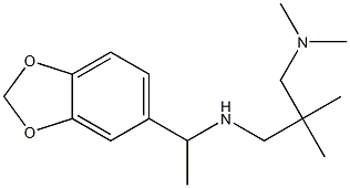 [1-(2H-1,3-benzodioxol-5-yl)ethyl]({2-[(dimethylamino)methyl]-2-methylpropyl})amine Struktur