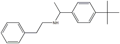 [1-(4-tert-butylphenyl)ethyl](2-phenylethyl)amine Struktur