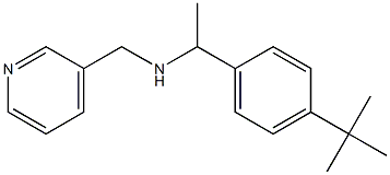 [1-(4-tert-butylphenyl)ethyl](pyridin-3-ylmethyl)amine Struktur