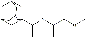 [1-(adamantan-1-yl)ethyl](1-methoxypropan-2-yl)amine Struktur