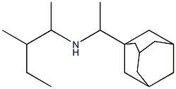 [1-(adamantan-1-yl)ethyl](3-methylpentan-2-yl)amine Struktur