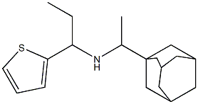 [1-(adamantan-1-yl)ethyl][1-(thiophen-2-yl)propyl]amine Struktur