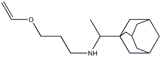 [1-(adamantan-1-yl)ethyl][3-(ethenyloxy)propyl]amine Struktur