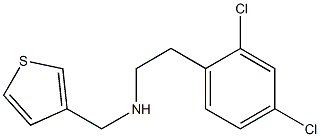 [2-(2,4-dichlorophenyl)ethyl](thiophen-3-ylmethyl)amine Struktur