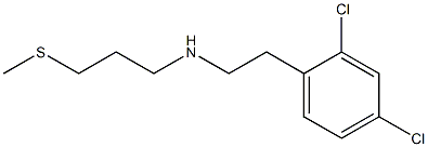 [2-(2,4-dichlorophenyl)ethyl][3-(methylsulfanyl)propyl]amine Struktur