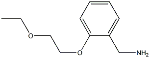 [2-(2-ethoxyethoxy)phenyl]methanamine Struktur