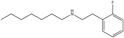 [2-(2-fluorophenyl)ethyl](heptyl)amine Struktur