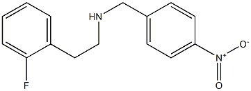 [2-(2-fluorophenyl)ethyl][(4-nitrophenyl)methyl]amine Struktur