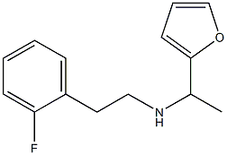 [2-(2-fluorophenyl)ethyl][1-(furan-2-yl)ethyl]amine Struktur