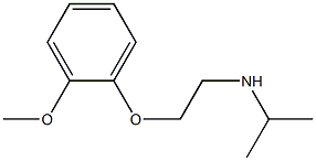 [2-(2-methoxyphenoxy)ethyl](propan-2-yl)amine Struktur