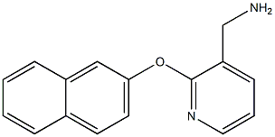 [2-(2-naphthyloxy)pyridin-3-yl]methylamine Struktur