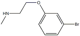 [2-(3-bromophenoxy)ethyl](methyl)amine Struktur