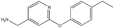 [2-(4-ethylphenoxy)pyridin-4-yl]methylamine Struktur