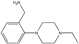 [2-(4-ethylpiperazin-1-yl)phenyl]methanamine Struktur