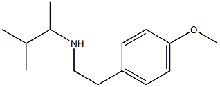 [2-(4-methoxyphenyl)ethyl](3-methylbutan-2-yl)amine Struktur