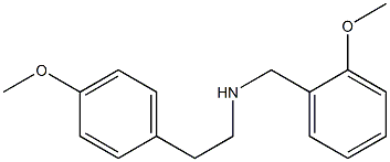 [2-(4-methoxyphenyl)ethyl][(2-methoxyphenyl)methyl]amine Struktur