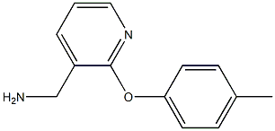 [2-(4-methylphenoxy)pyridin-3-yl]methanamine Struktur