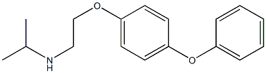 [2-(4-phenoxyphenoxy)ethyl](propan-2-yl)amine Struktur