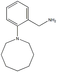 [2-(azocan-1-yl)phenyl]methanamine Struktur