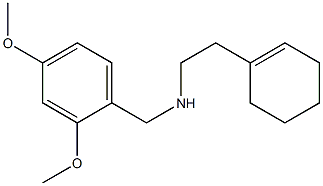 [2-(cyclohex-1-en-1-yl)ethyl][(2,4-dimethoxyphenyl)methyl]amine Struktur