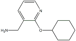 [2-(cyclohexyloxy)pyridin-3-yl]methylamine Struktur