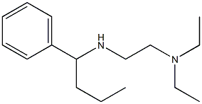 [2-(diethylamino)ethyl](1-phenylbutyl)amine Struktur